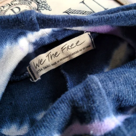 Free People Tie Dye Long Sleeve Mock Neck Top - Picture 7 of 9